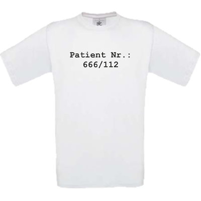 "Patient Nr. 666/112" weiß