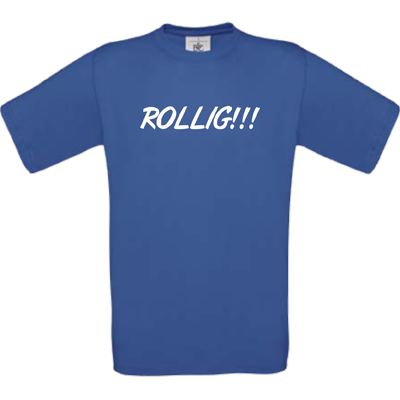 "Rollig" royalblau